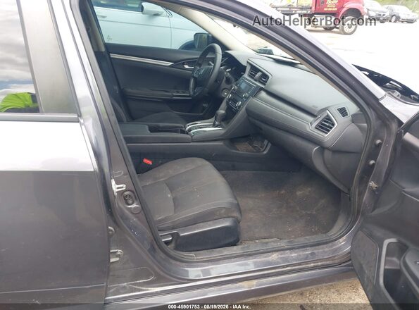 2HGFC2F54JH598818 2018 HONDA CIVIC Gray Widok wnętrza z przodu
