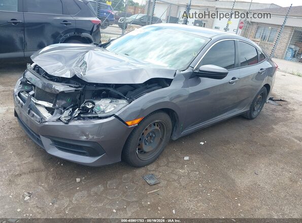 2HGFC2F54JH598818 2018 HONDA CIVIC Gray Przód lewy