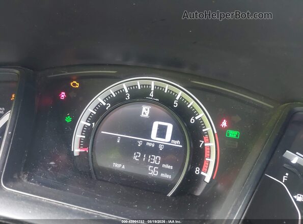2HGFC2F54JH598818 2018 HONDA CIVIC Gray Widok tylnych siedzeń