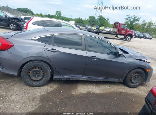 2HGFC2F54JH598818 2018 HONDA CIVIC Gray Widok zestawu wskaźników
