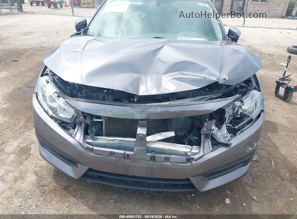 2HGFC2F54JH598818 2018 HONDA CIVIC Gray Widok z przodu