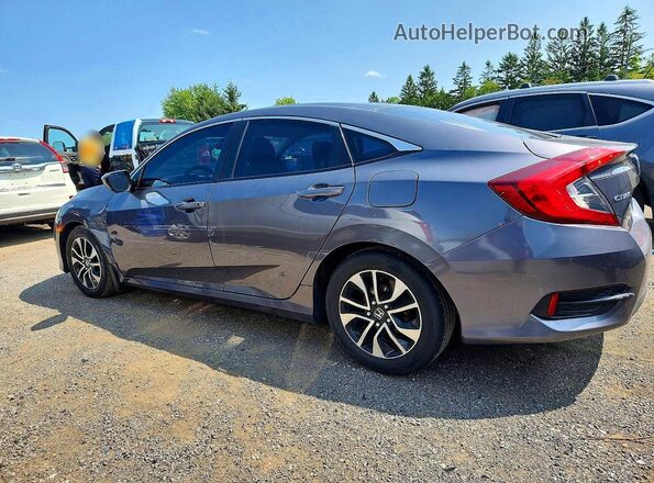 2HGFC2F55GH002009 2016 HONDA CIVIC Gray Trasero izquierdo