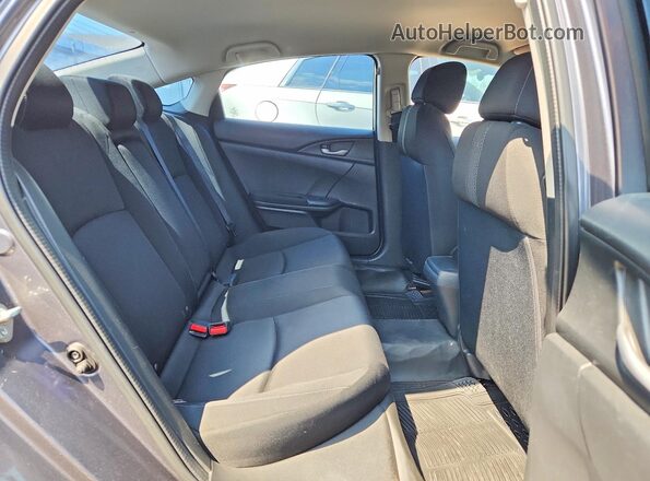 2HGFC2F55GH002009 2016 HONDA CIVIC Gray Vista de los asientos traseros