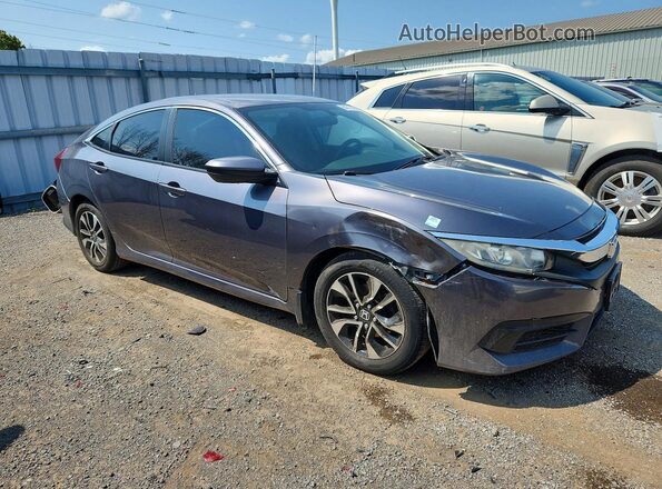 2HGFC2F55GH002009 2016 HONDA CIVIC Gray Delantero derecho