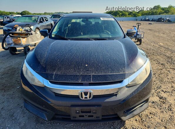 2HGFC2F55GH505488 2016 HONDA CIVIC Black Widok z przodu