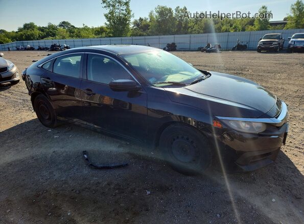 2HGFC2F55GH505488 2016 HONDA CIVIC Black Przód prawy