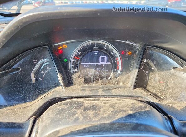 2HGFC2F55GH505488 2016 HONDA CIVIC Black Widok zestawu wskaźników