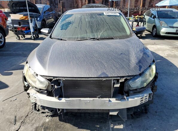 2HGFC2F55GH526292 2016 HONDA CIVIC Gray Դիմացի տեսք
