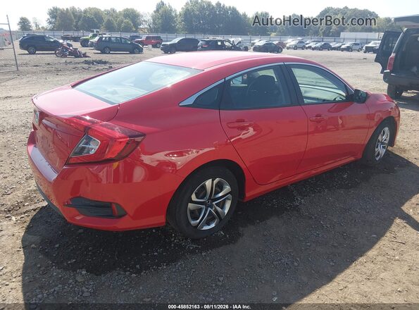 2HGFC2F55GH576285 2016 HONDA CIVIC Red Tył prawy