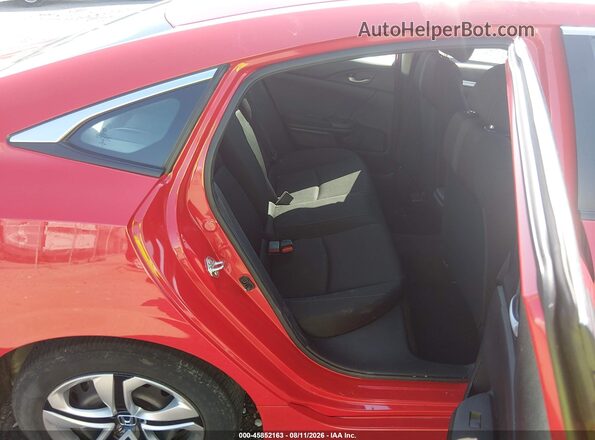 2HGFC2F55GH576285 2016 HONDA CIVIC Red Widok naklejki z numerem VIN