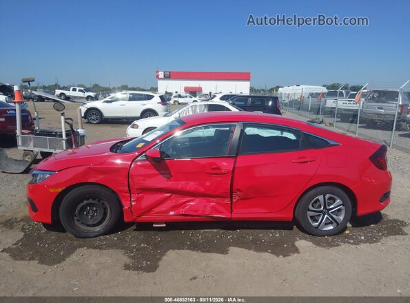 2HGFC2F55GH576285 2016 HONDA CIVIC Red Widok wnętrza 360 stopni