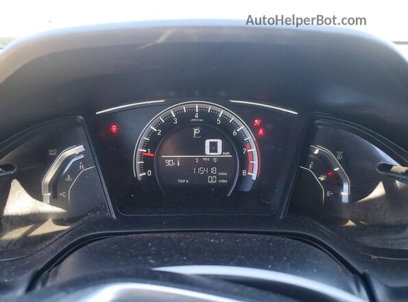 2HGFC2F55HH512507 2017 HONDA CIVIC Charcoal Սարքավորումների վահանակի տեսք