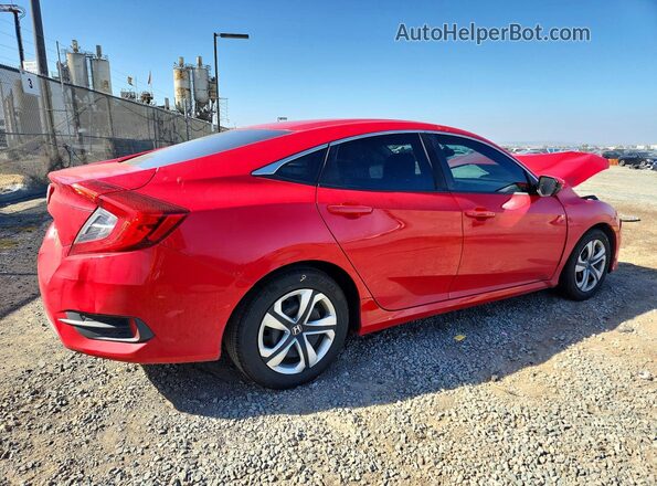 2HGFC2F55HH526567 2017 HONDA CIVIC Red Tył prawy