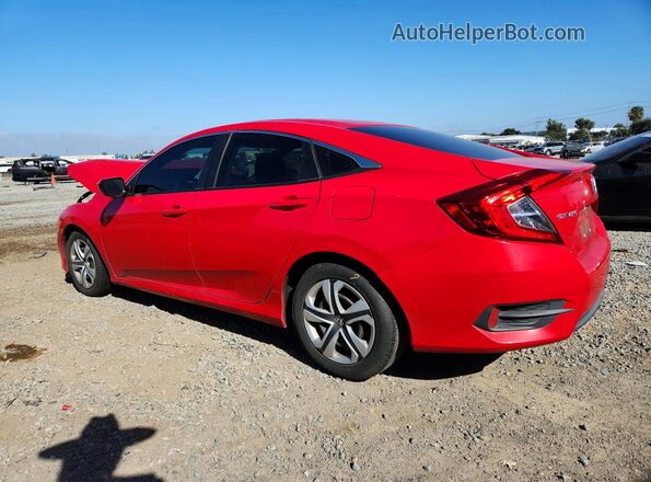 2HGFC2F55HH526567 2017 HONDA CIVIC Red Tył lewy