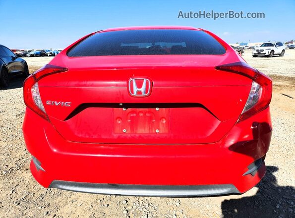2HGFC2F55HH526567 2017 HONDA CIVIC Red Widok z tyłu