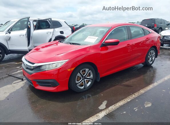 2HGFC2F55HH562842 2017 HONDA CIVIC Red Vista tres cuartos delantera izquierda