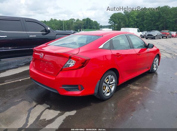 2HGFC2F55HH562842 2017 HONDA CIVIC Red Trasero derecho