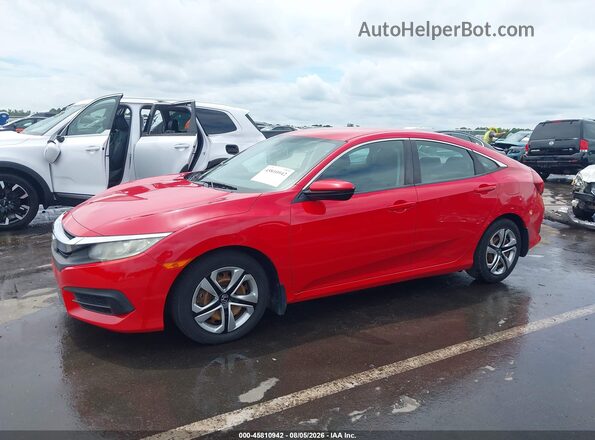 2HGFC2F55HH562842 2017 HONDA CIVIC Red Vista interior de 360 grados