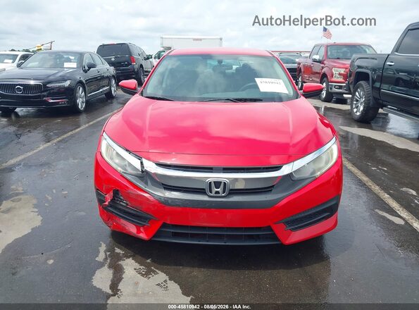 2HGFC2F55HH562842 2017 HONDA CIVIC Red Vista del cuadro de instrumentos