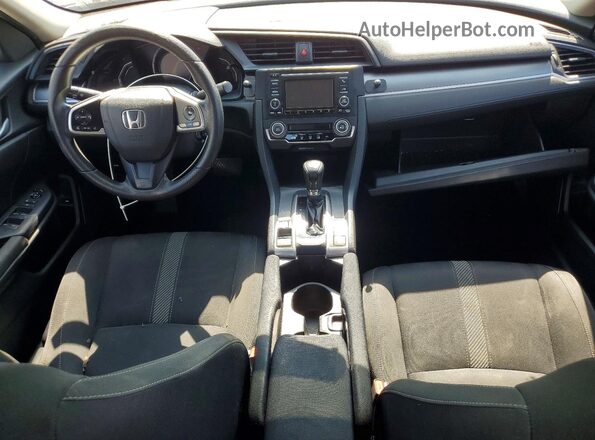 2HGFC2F55HH577289 2017 HONDA CIVIC Red Dashboard view