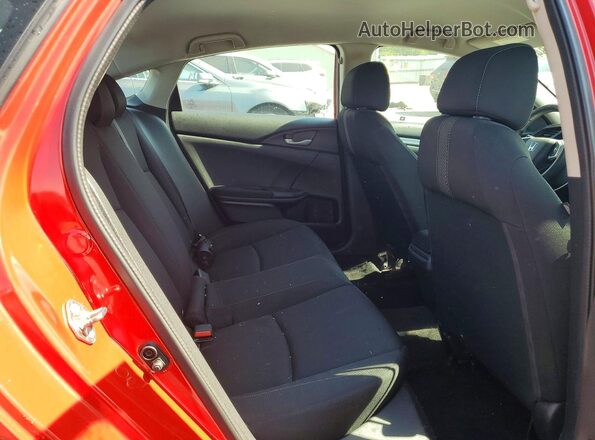 2HGFC2F55HH577289 2017 HONDA CIVIC Red Rear seats view
