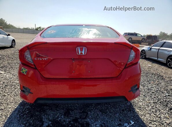 2HGFC2F55HH577289 2017 HONDA CIVIC Red Rear view