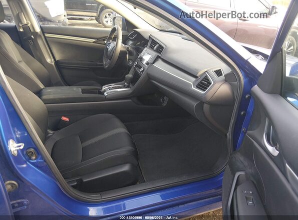 2HGFC2F55JH518037 2018 HONDA CIVIC Blue წინა სალონის ხედი