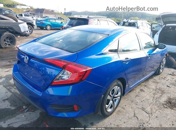 2HGFC2F55JH518037 2018 HONDA CIVIC Blue უკანა მარჯვენა