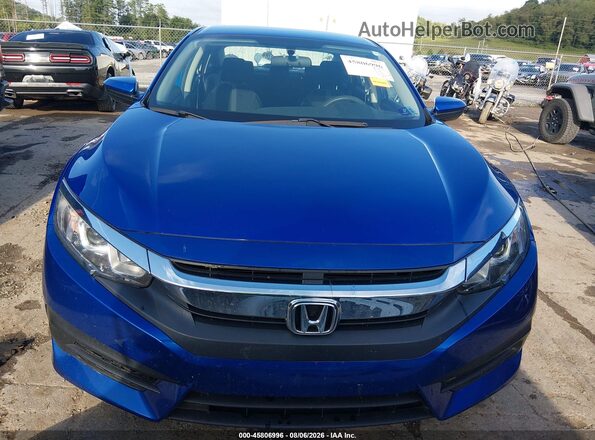 2HGFC2F55JH518037 2018 HONDA CIVIC Blue წინა ხედი