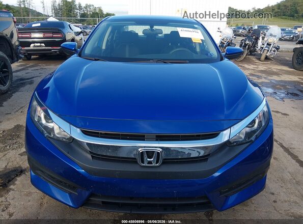 2HGFC2F55JH518037 2018 HONDA CIVIC Blue ხელსაწყოთა პანელის ხედი