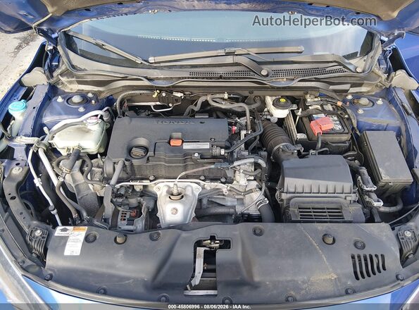 2HGFC2F55JH518037 2018 HONDA CIVIC Blue უკანა ხედი