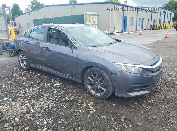 2HGFC2F55JH524565 2018 HONDA CIVIC Gray Przód prawy