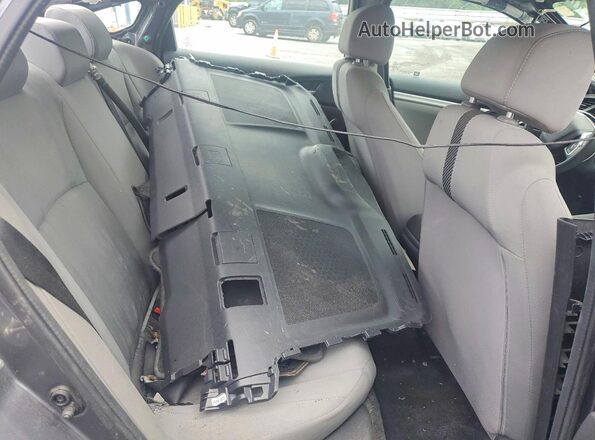 2HGFC2F55JH524565 2018 HONDA CIVIC Gray Widok tylnych siedzeń