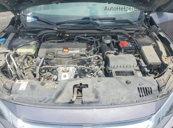 2HGFC2F55JH524565 2018 HONDA CIVIC Gray Widok wnętrza z tyłu