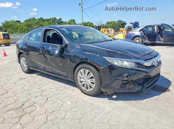 2HGFC2F55JH525702 2018 HONDA CIVIC Black Առջևի աջ