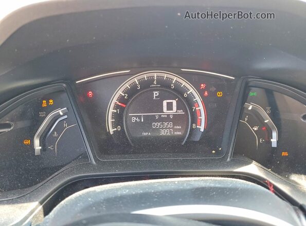 2HGFC2F55JH525702 2018 HONDA CIVIC Black Սարքավորումների վահանակի տեսք