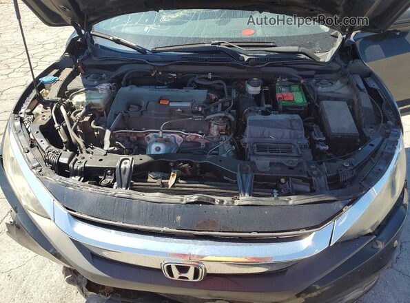 2HGFC2F55JH525702 2018 HONDA CIVIC Black Սալոնի հետևի տեսք