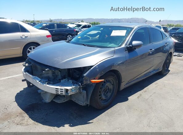2HGFC2F56GH531890 2016 HONDA CIVIC Gray Front left