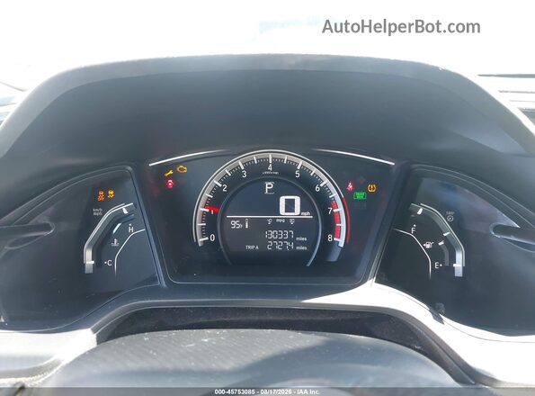 2HGFC2F56GH531890 2016 HONDA CIVIC Gray Rear seats view