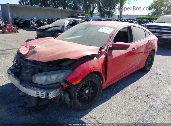 2HGFC2F56GH540413 2016 HONDA CIVIC Red Front left