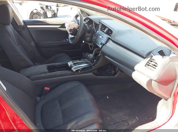 2HGFC2F56GH540413 2016 HONDA CIVIC Red Front interior view