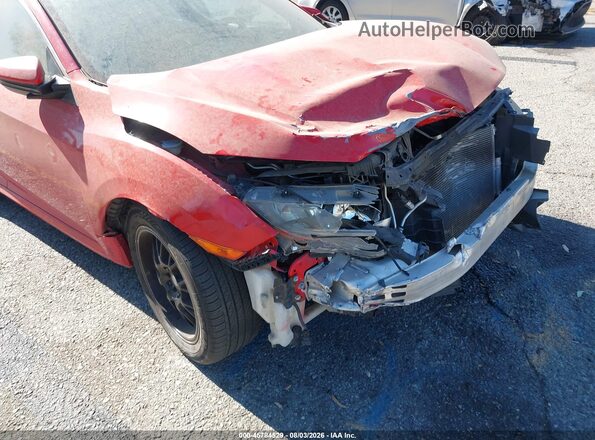 2HGFC2F56GH540413 2016 HONDA CIVIC Red Rear interior view