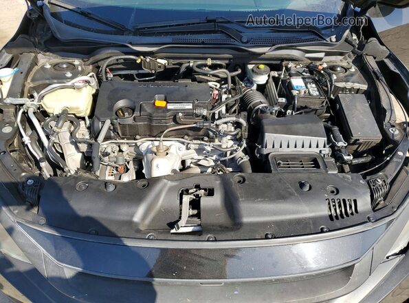 2HGFC2F56GH543327 2016 HONDA CIVIC Black Սալոնի հետևի տեսք