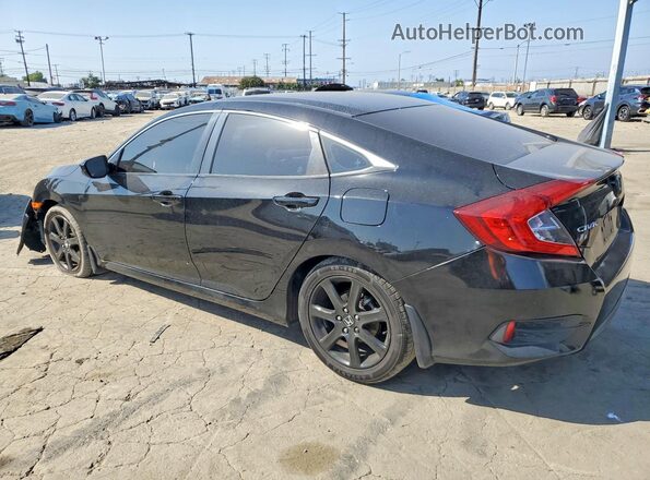 2HGFC2F56GH543327 2016 HONDA CIVIC Black Հետևի ձախ