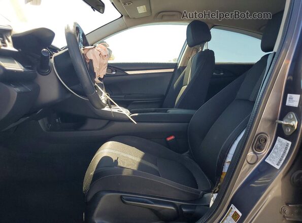 2HGFC2F56GH571371 2016 HONDA CIVIC Gray Front interior view