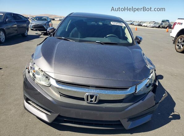 2HGFC2F56GH571371 2016 HONDA CIVIC Gray Front view