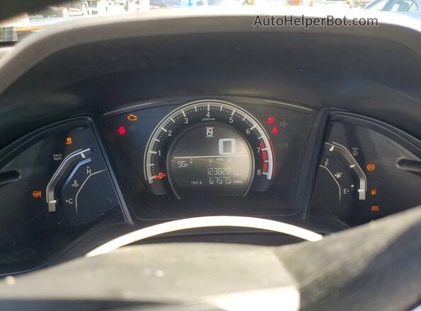 2HGFC2F56GH571371 2016 HONDA CIVIC Gray Instrument cluster view