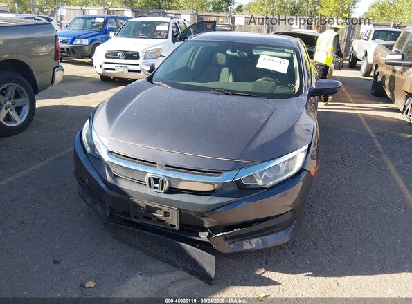 2HGFC2F56HH541174 2017 HONDA CIVIC Gray Սարքավորումների վահանակի տեսք
