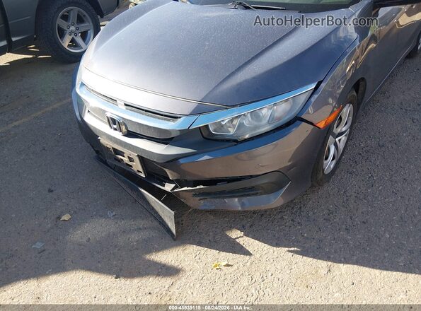 2HGFC2F56HH541174 2017 HONDA CIVIC Gray Դիմացի տեսք