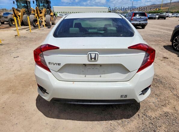 2HGFC2F56HH552191 2017 HONDA CIVIC White Widok z tyłu
